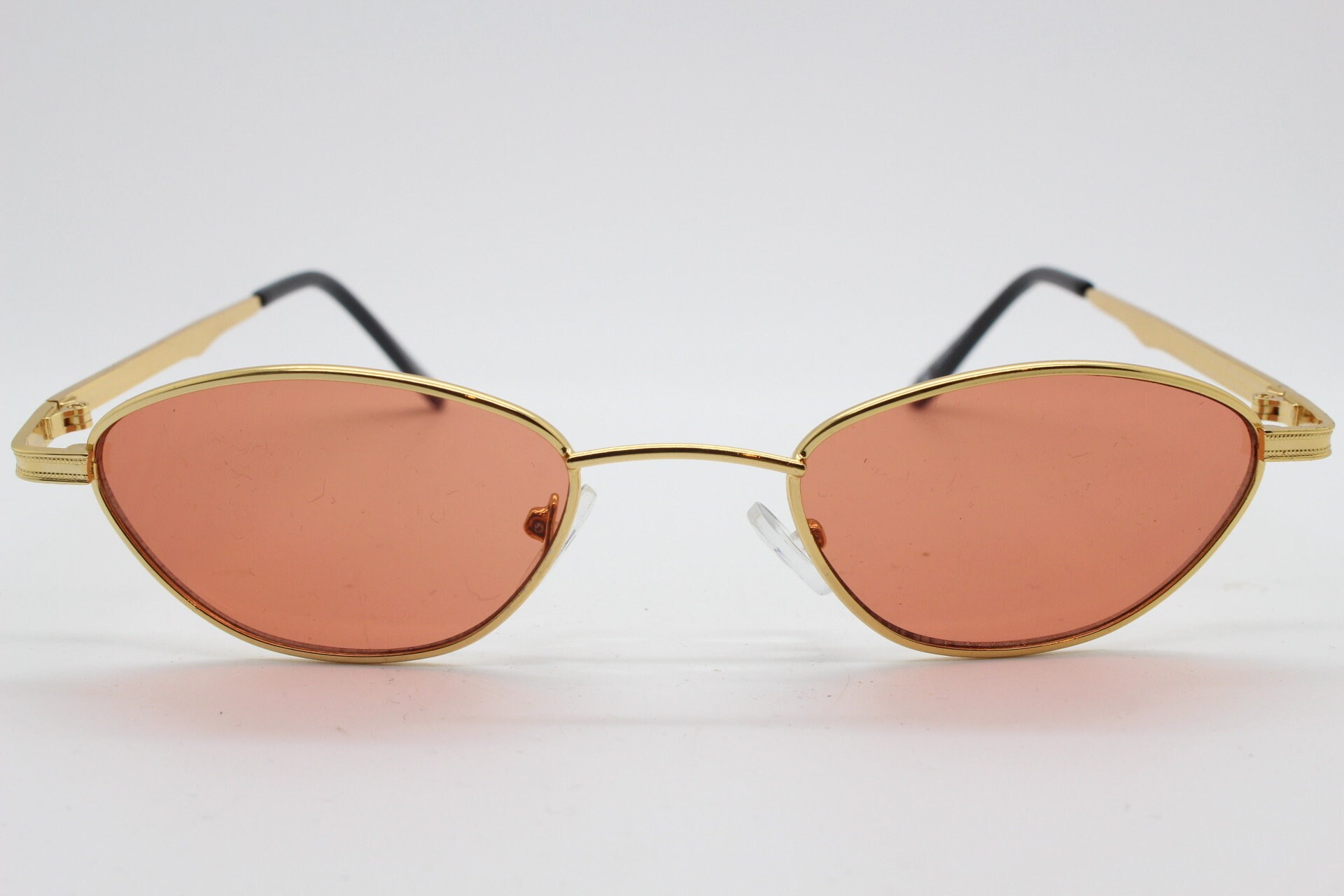 90s Vintage Low Profile Angular Sunglasses. Minimal Small Rose Etsy UK