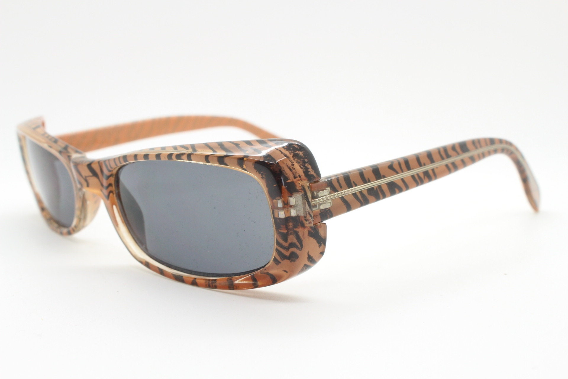 YAMEIZE Retro Sonnenbrille Rechteck - UV400 Schutz 90er Jahre Style