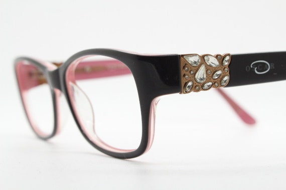 Oscar de la Renta vintage diamante eye glasses. L… - image 1