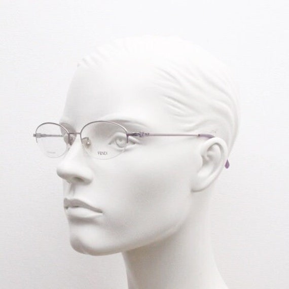 Fendi 90s vintage oval eye glasses model F647AF m… - image 3