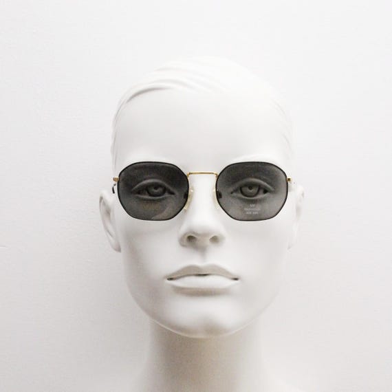 Safilo 90s vintage angled rectangular sunglasses … - image 2