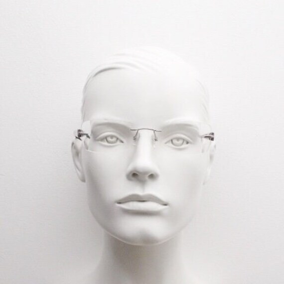 Givenchy rectangular frameless eye glasses made i… - image 5