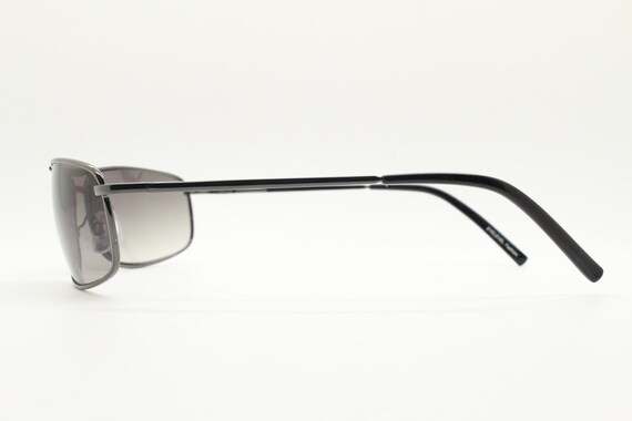 90s vintage rectangular wrap around sunglasses. G… - image 7