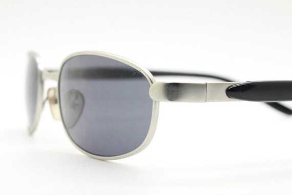 90s vintage small bug eye rectangular sunglasses.… - image 1