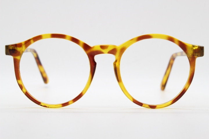 90年代のヴィンテージラウンドメガネ。30年代、40年代のデザインを彷彿