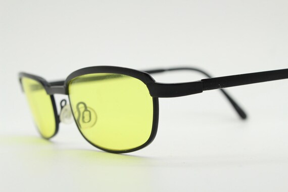 Vintage small rectangular sunglasses. Authentic q… - image 3