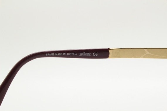 Silhouette rectangular frameless eye glasses made… - image 7