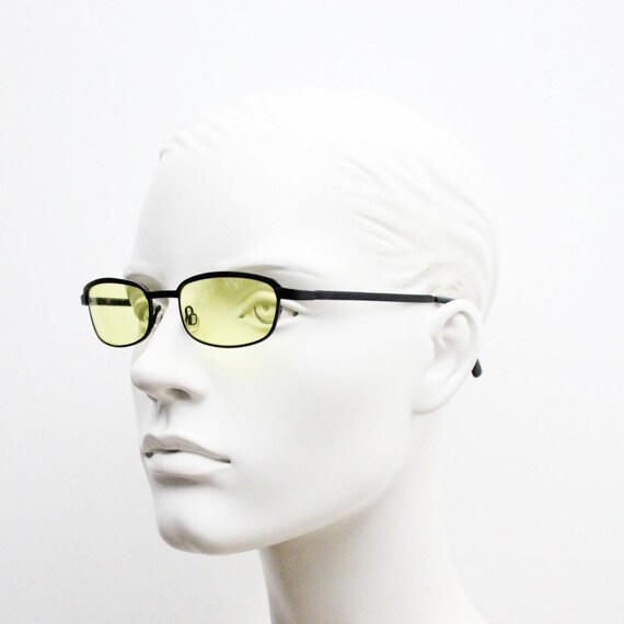 Vintage small rectangular sunglasses. Authentic q… - image 8
