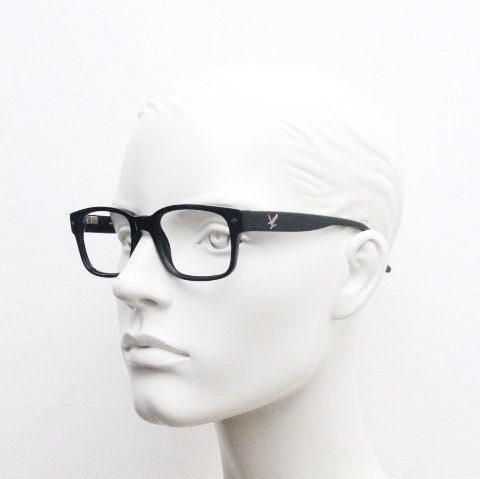 Lyle and Scott Rectangular Eye Glasses. Classical Plain Black