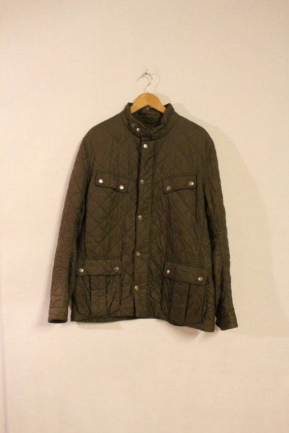 Barbour vintage quilted three quarter length 4 po… - image 5