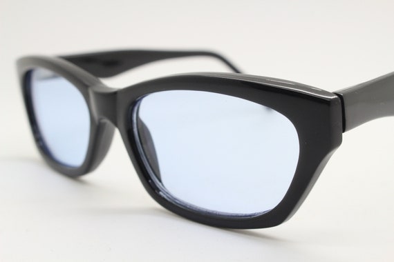 80s vintage rectangular sunglasses. Low profile 6… - image 3