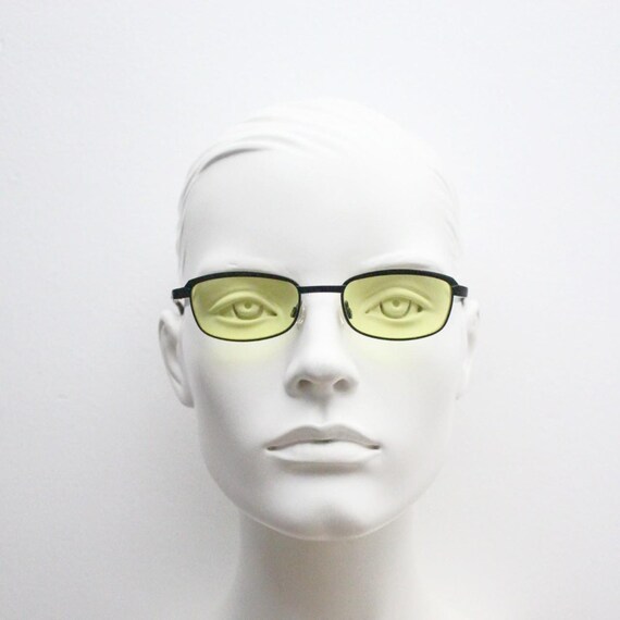 Vintage small rectangular sunglasses. Authentic q… - image 7