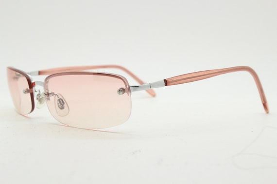 Y2K vintage wrap around rectangular sunglasses. H… - image 6