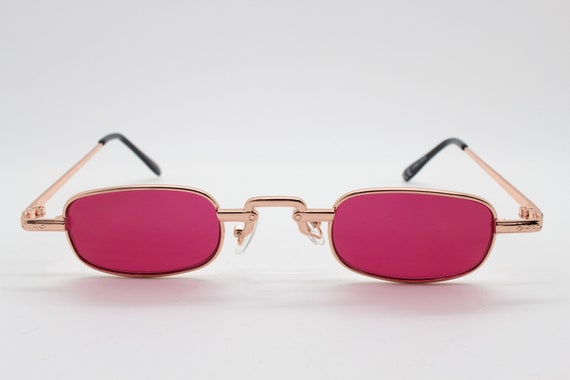 90s vintage small rectangular sunglasses. Imposin… - image 5