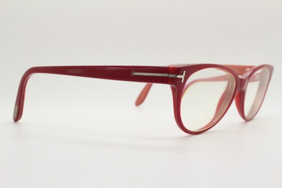 Tom Ford modified cat eye glasses made in Italy. … - image 8