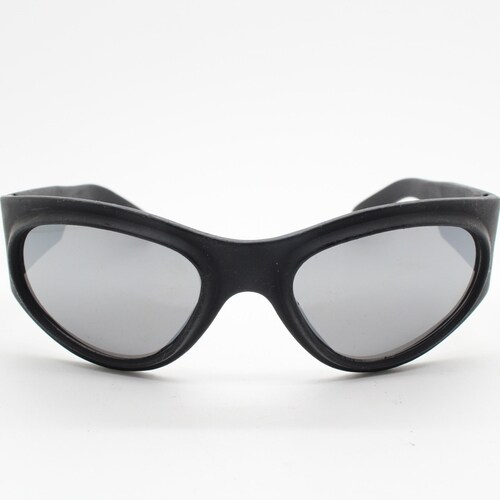 Bug Eye Goggle Wrap Around Vintage Sunglass With Glass Lens Etsy