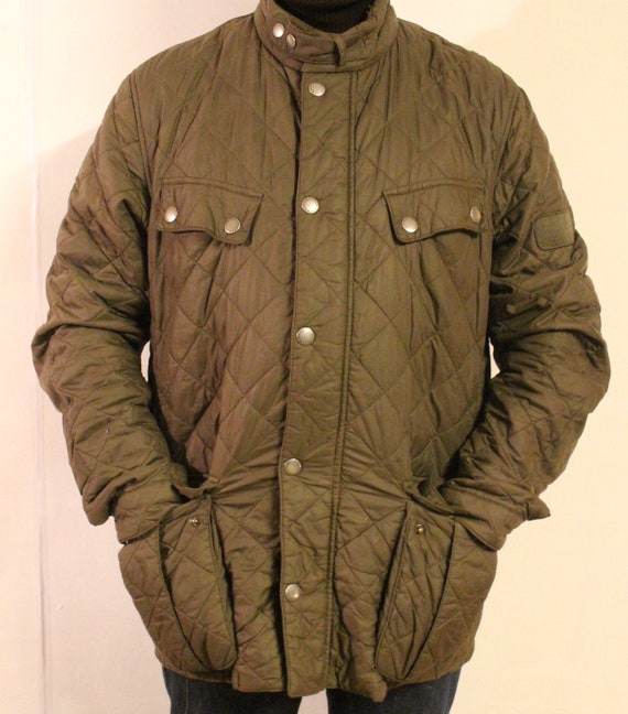 Barbour vintage quilted three quarter length 4 po… - image 3