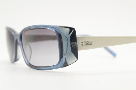 90s vintage rectangular low profile sunglasses by… - image 3