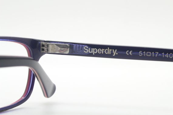 Superdry rectangular low profile eye glasses. Bla… - image 9