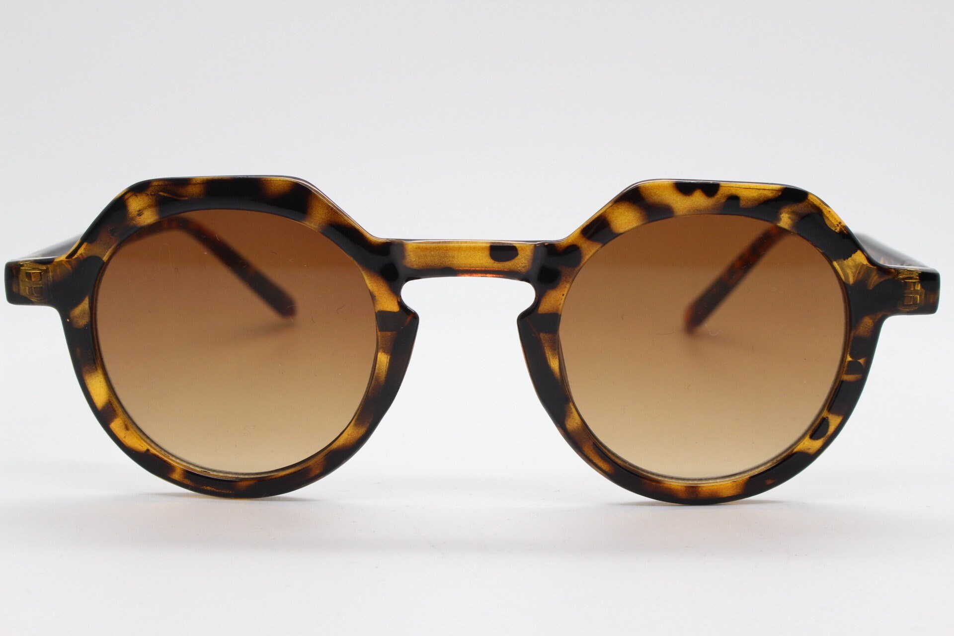 90s Vintage Round Flat Top Sunglasses. 30s, 40s Style  display picture 2