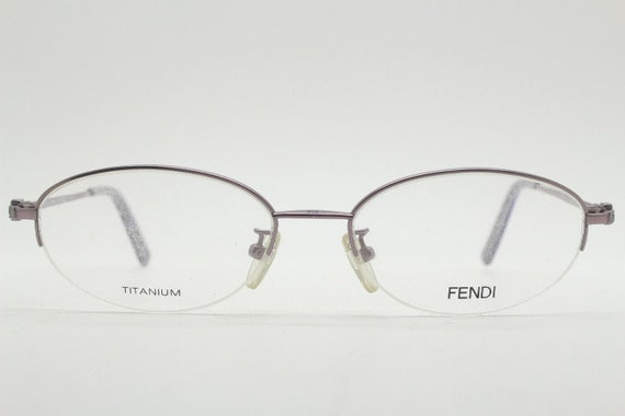 Fendi 90s vintage oval eye glasses model F647AF m… - image 5