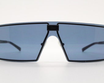 Christian Dior Y2K Vintage Rectangular Shield Sunglasses
