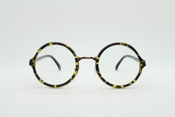 Gafas redondas de carey vintage de los anos 90. Monturas opticas estilo anos 30 y 20. Gafas graduadas con lentes transparentes. Gafas graduadas Etsy Espana