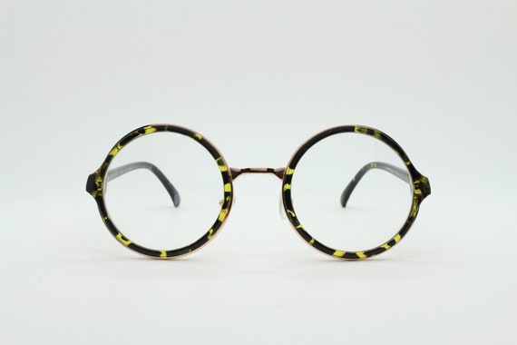 90s vintage tortoise round glasses. 30s, 20s styl… - image 2