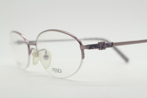 Fendi 90s vintage oval eye glasses model F647AF m… - image 1