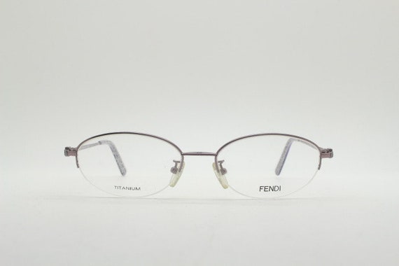 Fendi 90s vintage oval eye glasses model F647AF m… - image 4