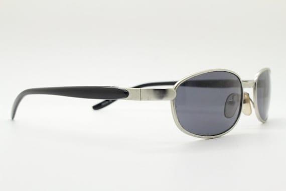 90s vintage small bug eye rectangular sunglasses.… - image 8