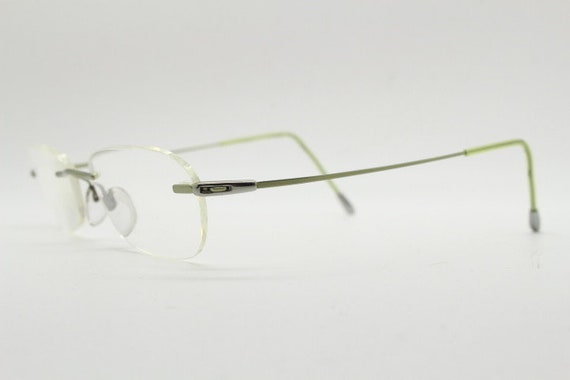 Silhouette rectangular frameless eye glasses made… - image 6