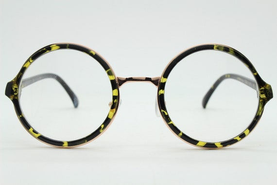 90s vintage tortoise round glasses. 30s, 20s styl… - image 3