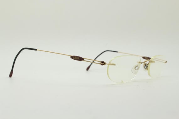 Silhouette rectangular frameless eye glasses made… - image 9