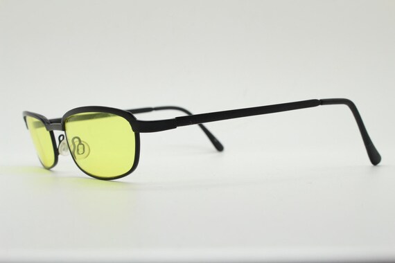 Vintage small rectangular sunglasses. Authentic q… - image 4