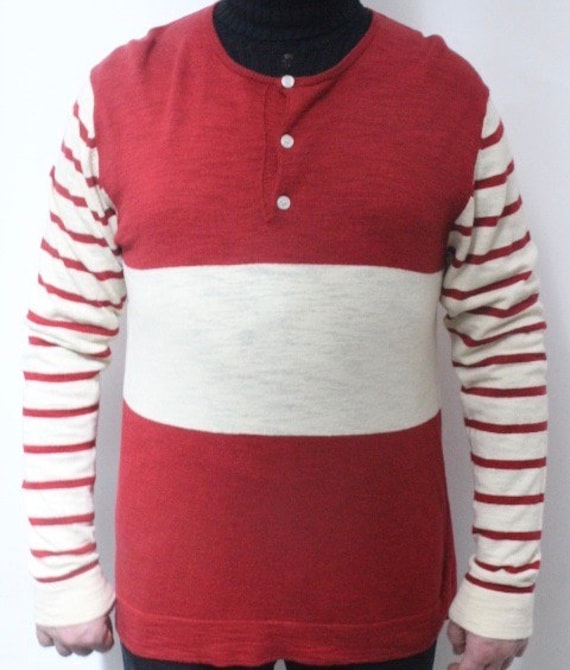 Mens 3 button pullover sweater hotsell