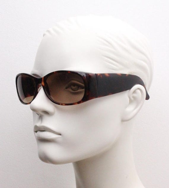 Y2k Vintage Wrap Around Bug Eye Sunglasses. Aerodynamic 60s 