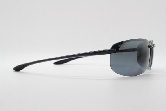 Maui Jim Black Wraparound Sunglasses Kanaio Coast Wraparound Sunglasses | Active Polarized  main image 2