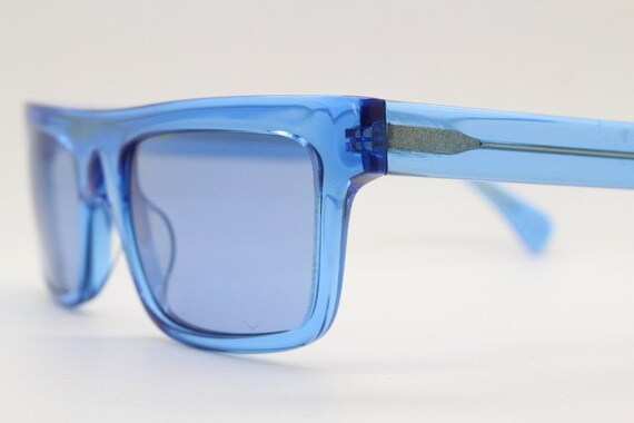 Kaleos rectangular flat top sunglasses. Bright sk… - image 5
