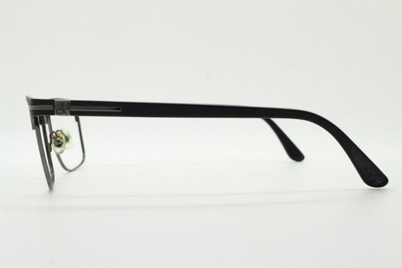 Calvin Klein rectangular eye glasses. Gunmetal gr… - image 5