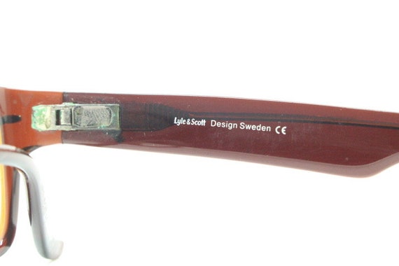 Lyle and Scott rectangular flat top eye glasses. … - image 7