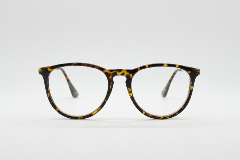 RX spectacles 90s vintage refined wayfarer style glasses Tortoise optical frames Prescription eyeglasses with clear lenses