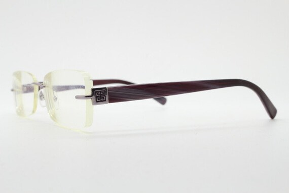 Givenchy rectangular frameless eye glasses made i… - image 4