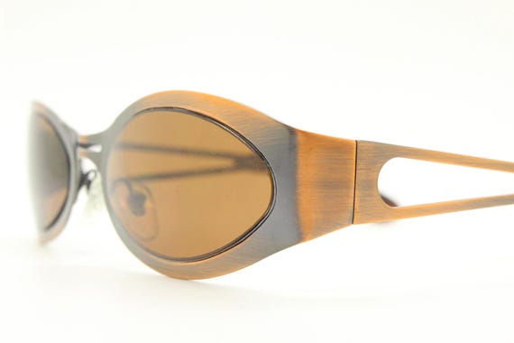 Vintage Designer 1990s-2000s Sunglasses | Swirl Temple | Wraparound | Polarized Amazon.com: milramtob Y2K Wrap Around Sunglasses Trendy  main image 3