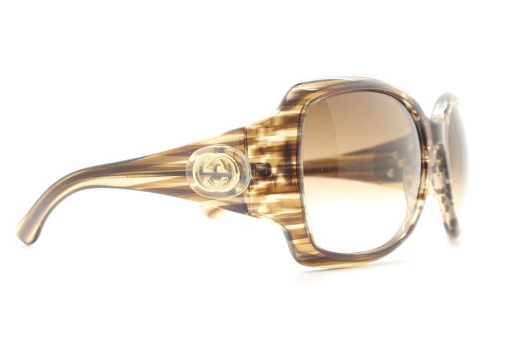 Gucci Y2K Vintage Oversized Square Sunglasses Made in Italy