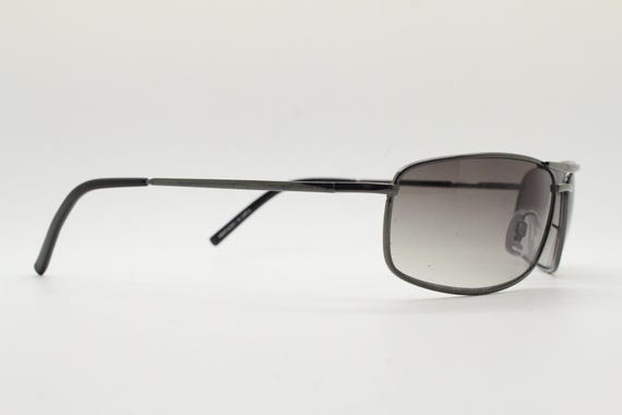 90s vintage rectangular wrap around sunglasses. G… - image 8