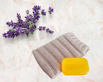 Strickanleitung Waschhandschuh / Deutsch & Englisch