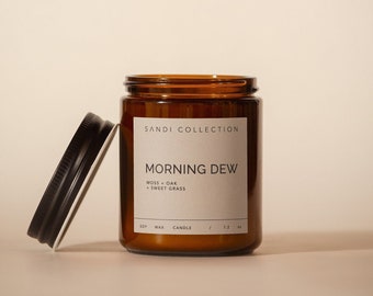 Morning Dew - soy candle - hand poured