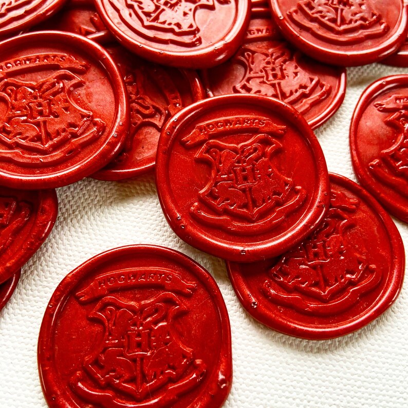 Handmade Hogwarts Wax Seals Self Adhesive Wedding Wax Seal Etsy