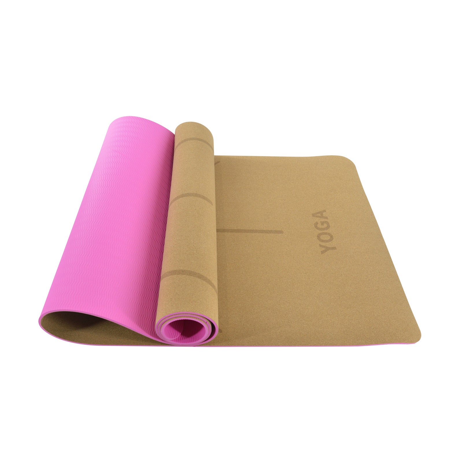 Natural Cork Rubber Yoga Mat Non Slip for Home Gym Yoga Etsy